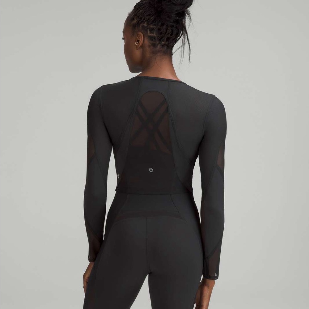 Lululemon Mesh Panelled Training Long Sleeve